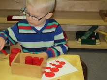 Montessori School in Guelph Sensorial Activities